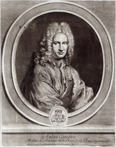 安德烈坎普拉的肖像（1660-1744） 作者 尼古拉斯·埃蒂安·埃德林克